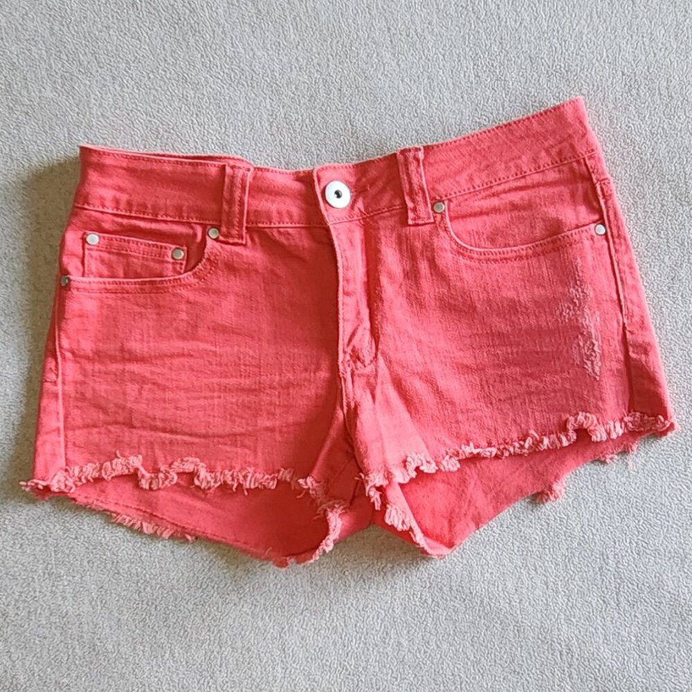 Red Jean Shorts in size 28